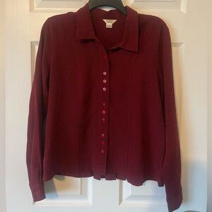 Christopher & Banks Women’s Button Down Blouse. Size Large